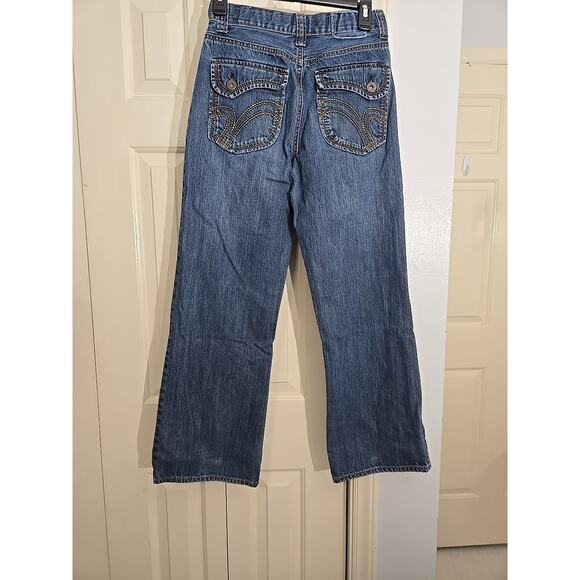UPROAR JEANS Juniors Sz 16 = 26/28 Embroidered Pockets READ - Picture 5 of 12